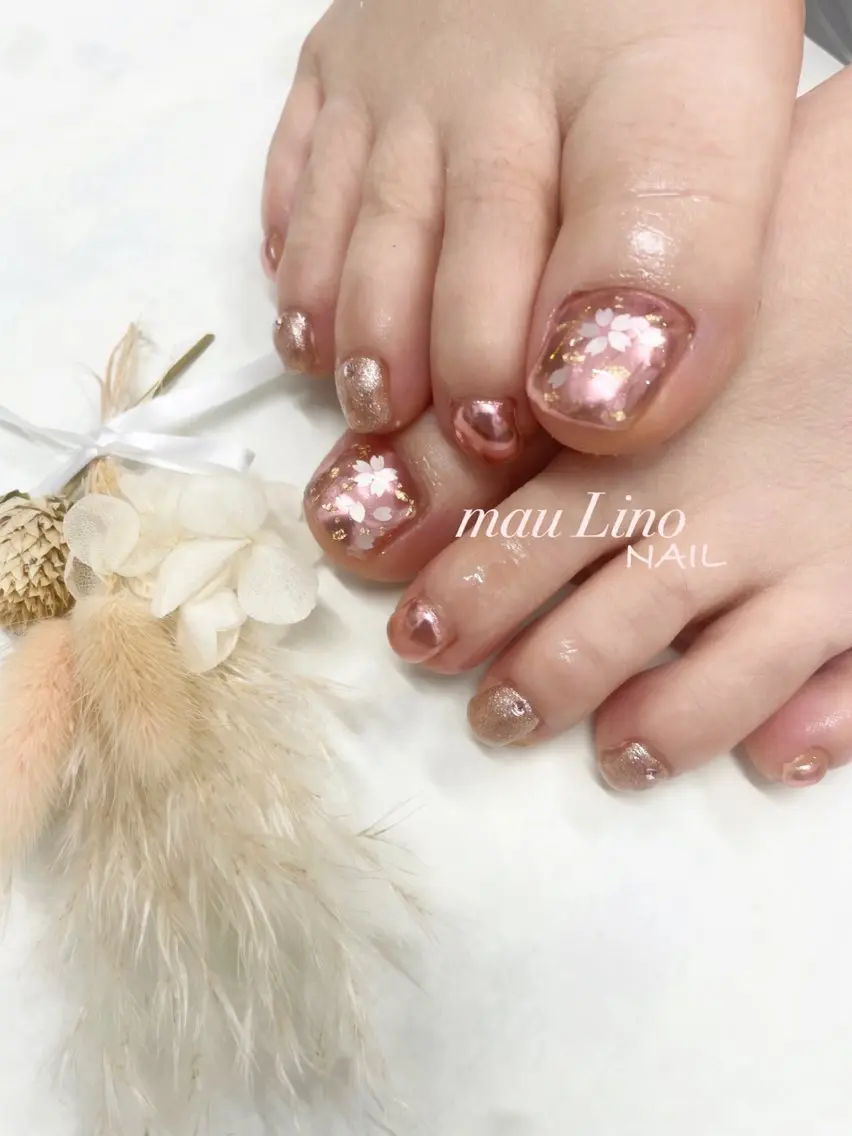 ネイル フットネイル 宇都宮ネイルGELo nail KAORIのネイルデザイン