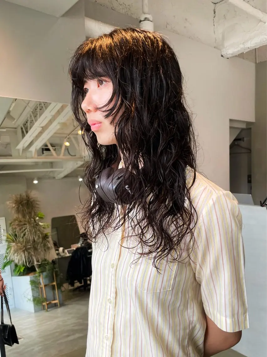 ロング 中村 玲音のヘアスタイル