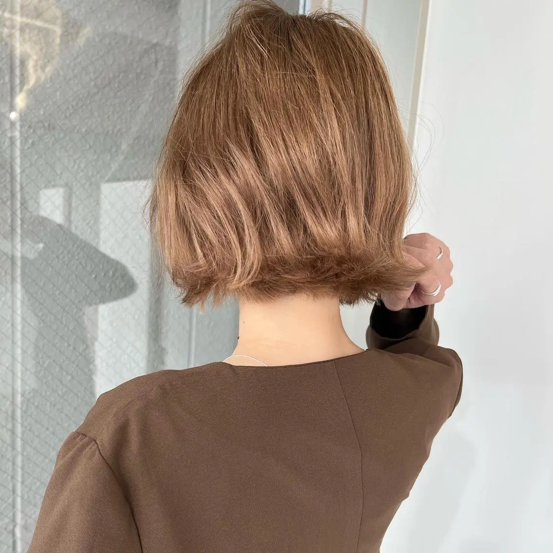 カット+ブリーチ+イルミナカラー+トリートメントの写真