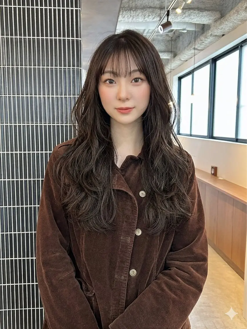 ロング カット ヘアカラー トリートメント 名古屋/久屋大通 /不破新のヘアスタイル
