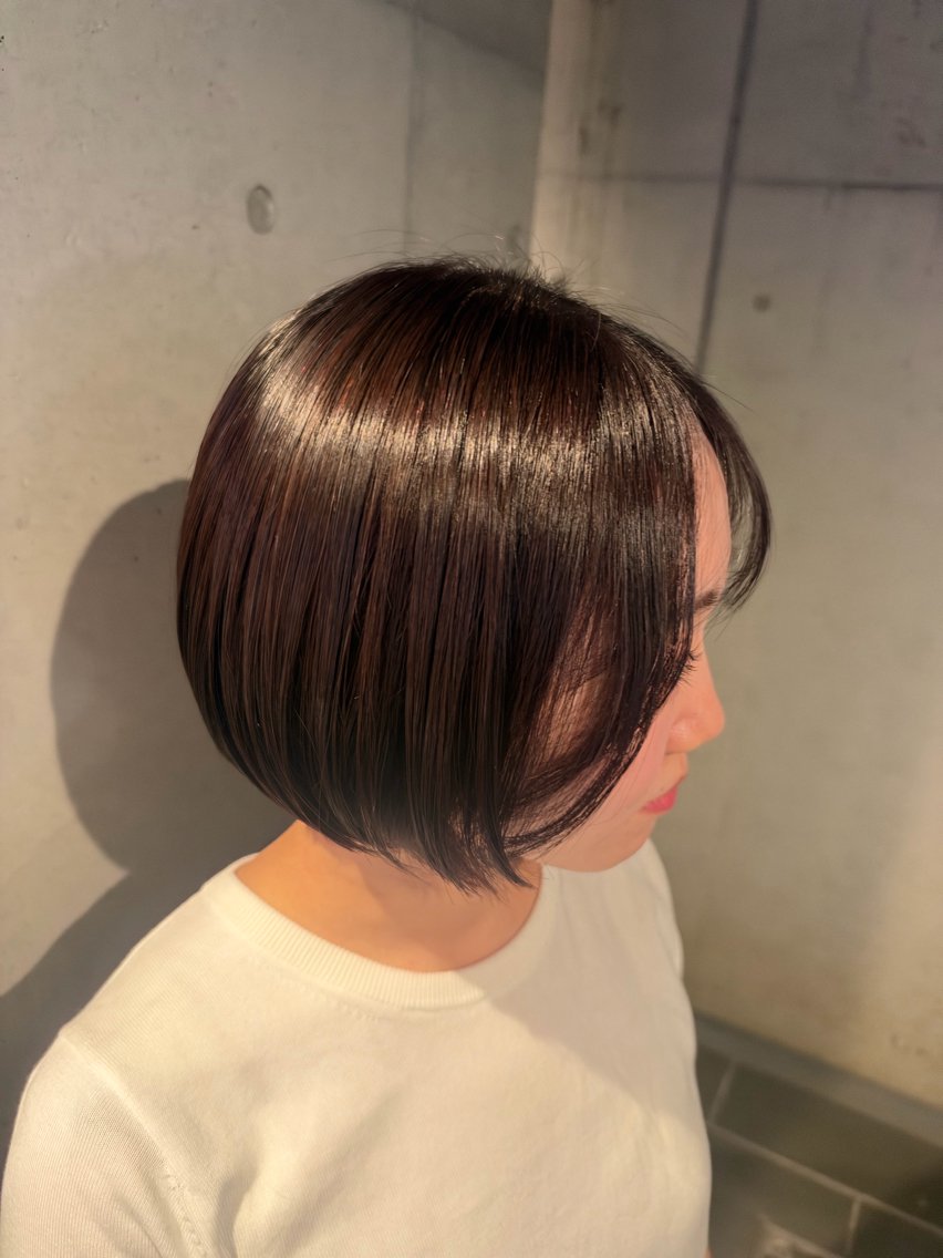 ショート カラー ラベンダーカラー ヘアカラー トリートメント .⋆𝜗𝜚カラー モデル募集/yuuのヘアスタイル