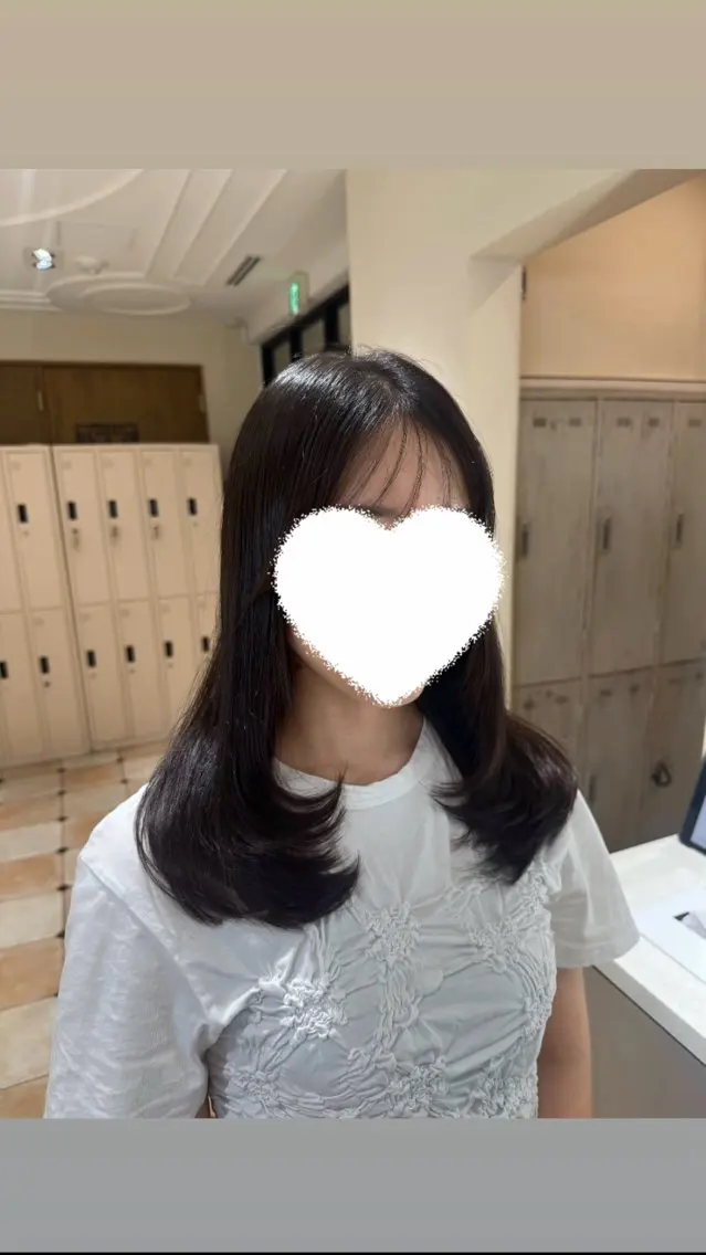 ミディアム 大内 杏珈のヘアスタイル