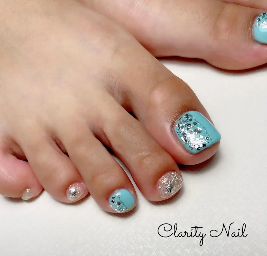 ネイル フットネイル フットネイル Clarity Nailのネイルデザイン