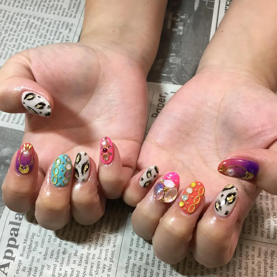 ネイル ハンドネイル ハンドケア 森山 舞のネイルデザイン