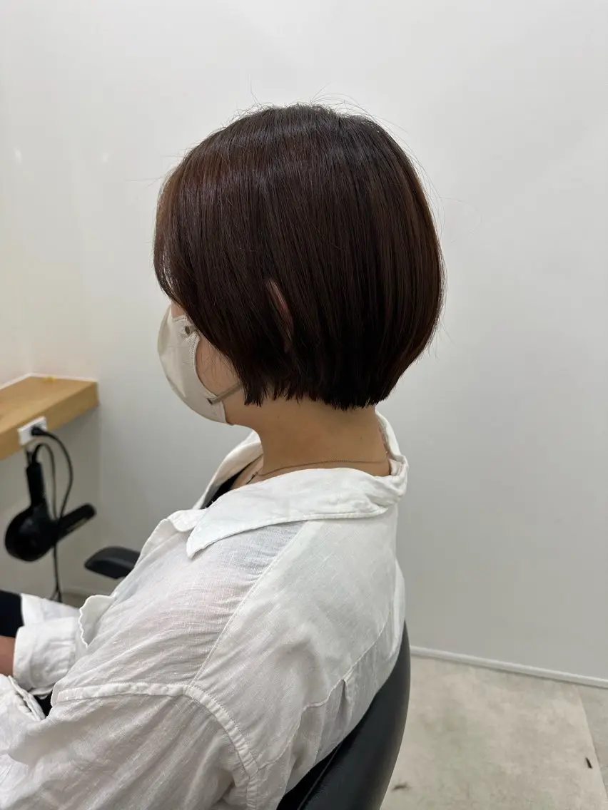 ショート カラー カット ヘアカラー トリートメント レイヤー/ヘアセット 💐nao.のヘアスタイル