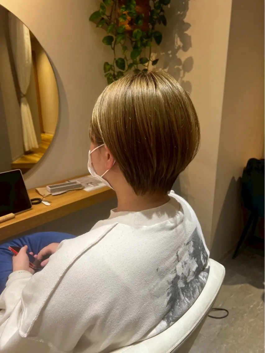 ショート ショートボブ ボブ ショートヘア 《PARAGO緑橋》 内田美結のヘアスタイル