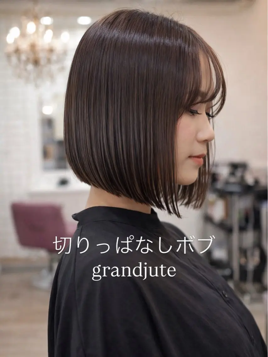 ショート カラー イルミナカラー カット ヘアカラー grand juteのヘアスタイル