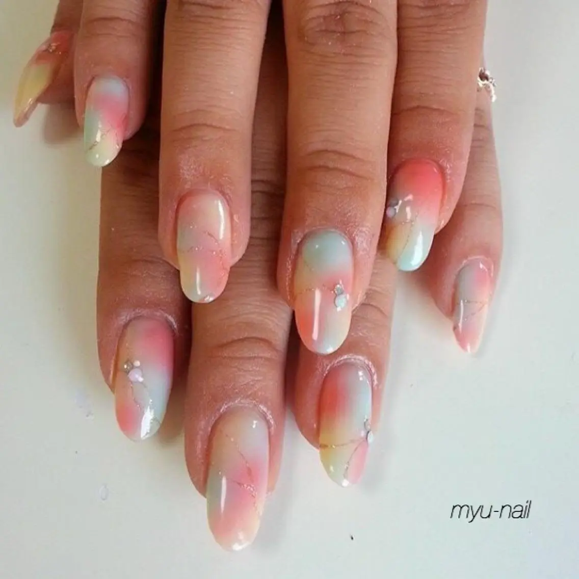 ネイル アートネイル ホームサロン myu-nailのネイルデザイン