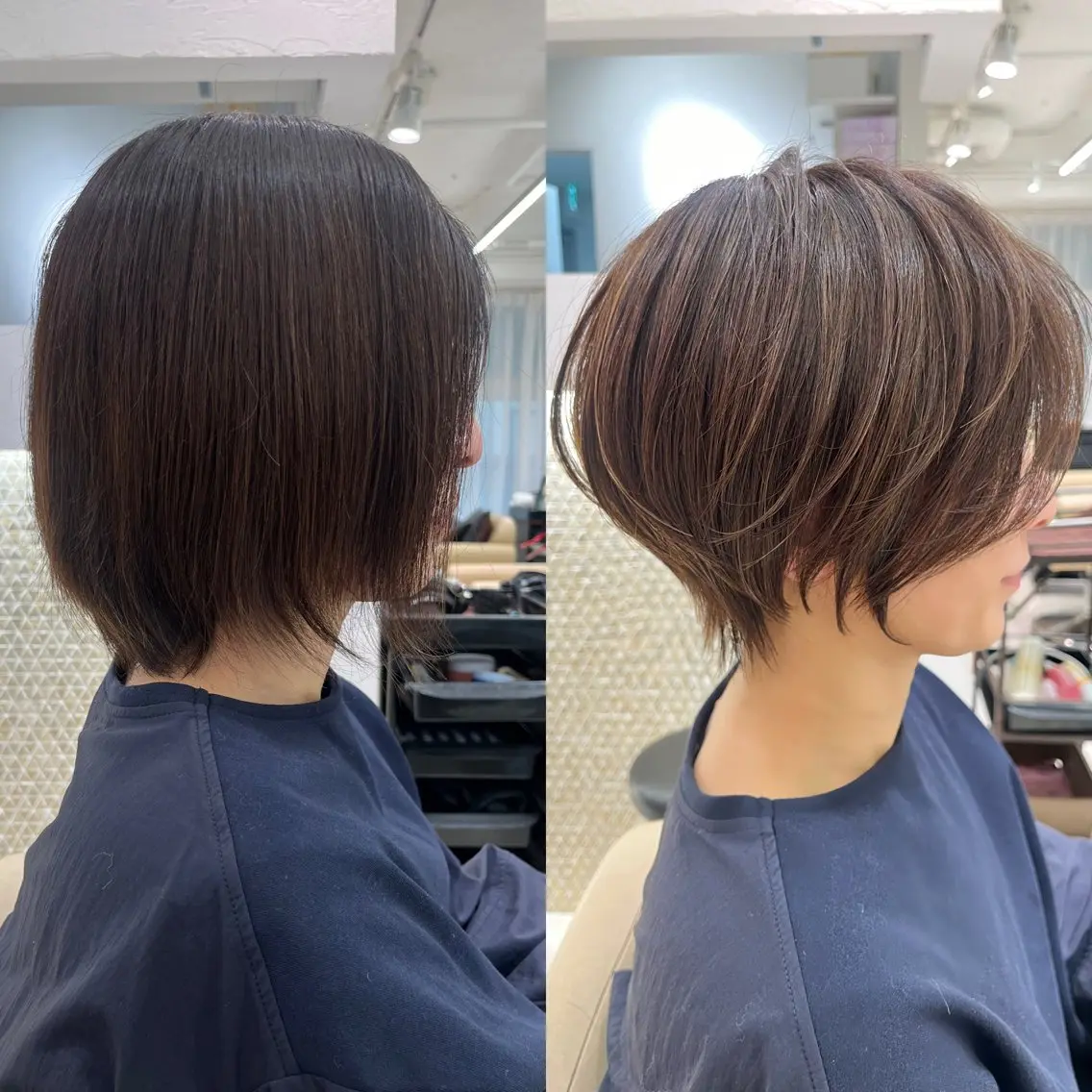 ショート レイヤー/ショート/ 山見陽のヘアスタイル