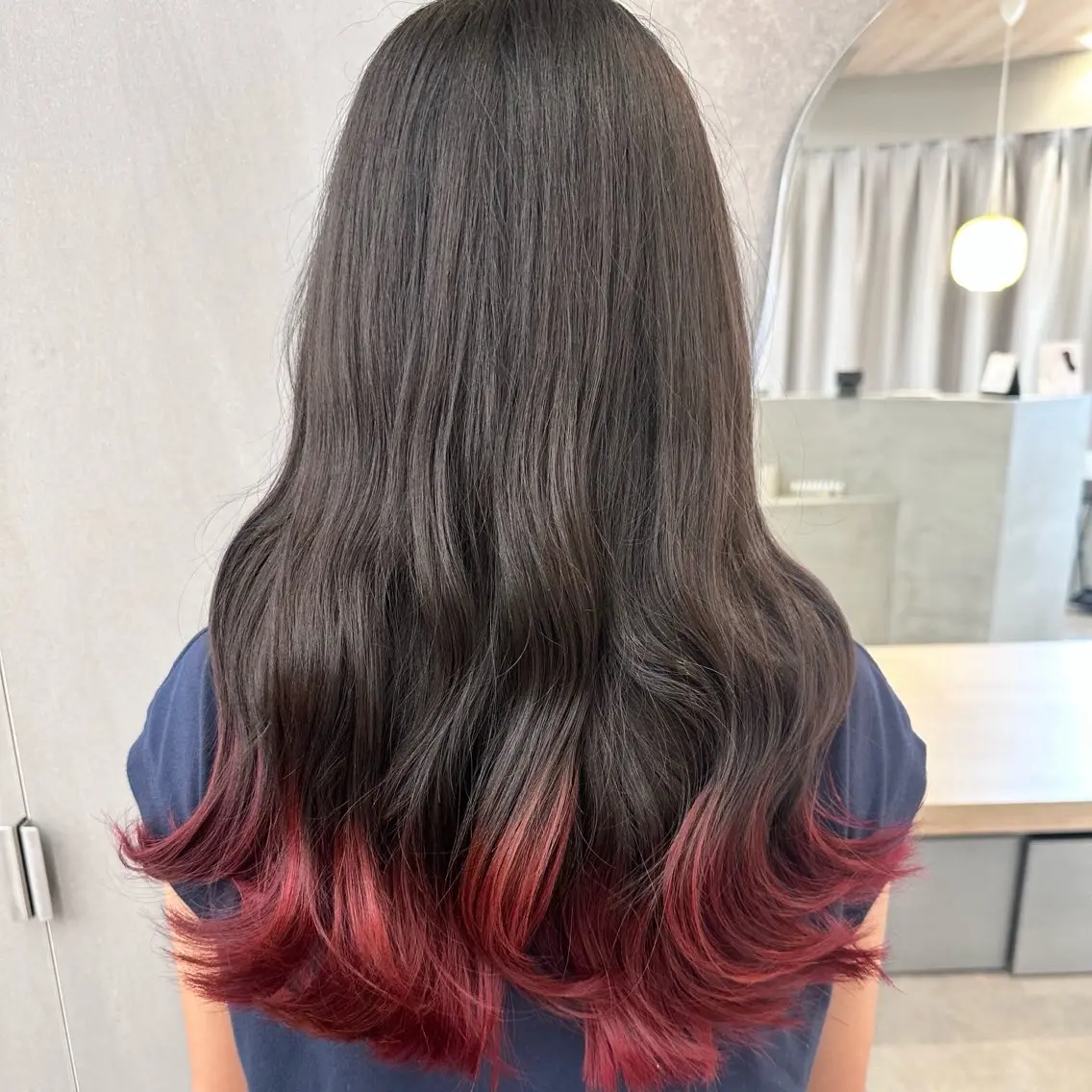 ロング カラー カット ヘアカラー トリートメント 💜カラーモデル募集 ‪Miyuuのヘアスタイル
