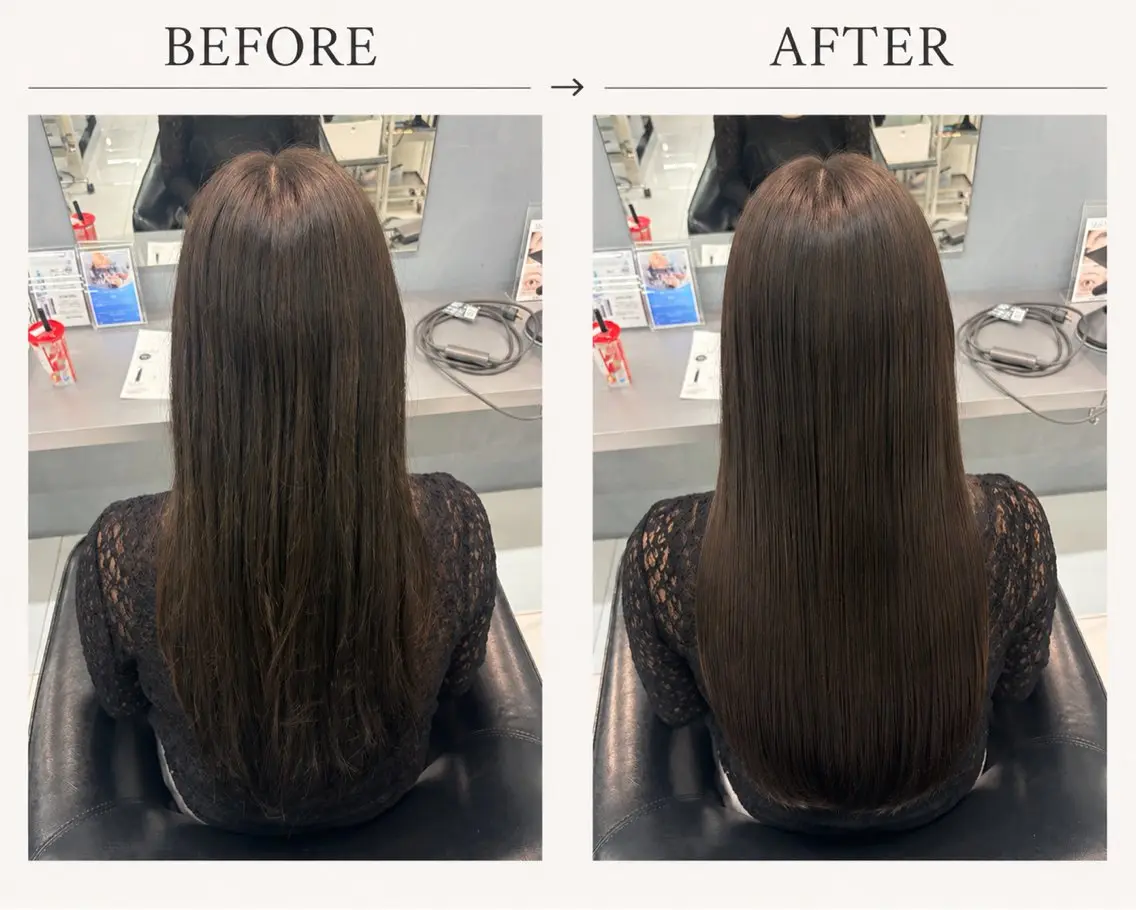 ロング 田中 アゲハのヘアスタイル