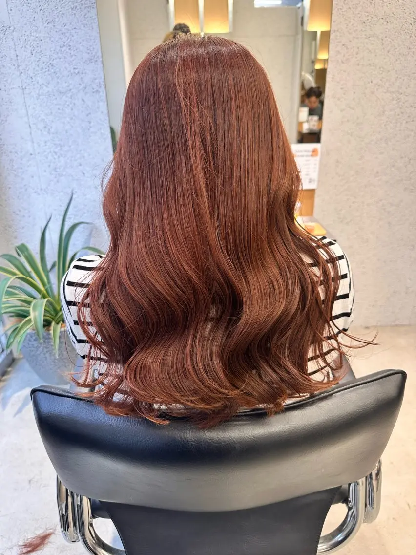 ロング カット ヘアカラー トリートメント GOAT_茅ヶ崎 キシ サクラのヘアスタイル