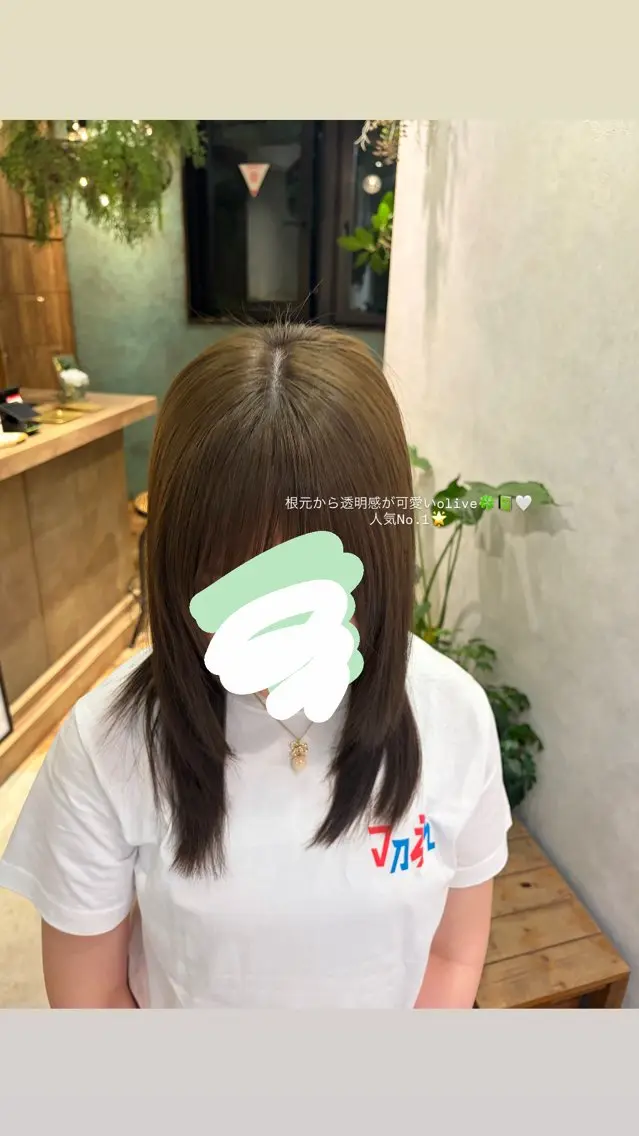 セミロング カラー カラーモデル募集中 anna🫧のヘアスタイル