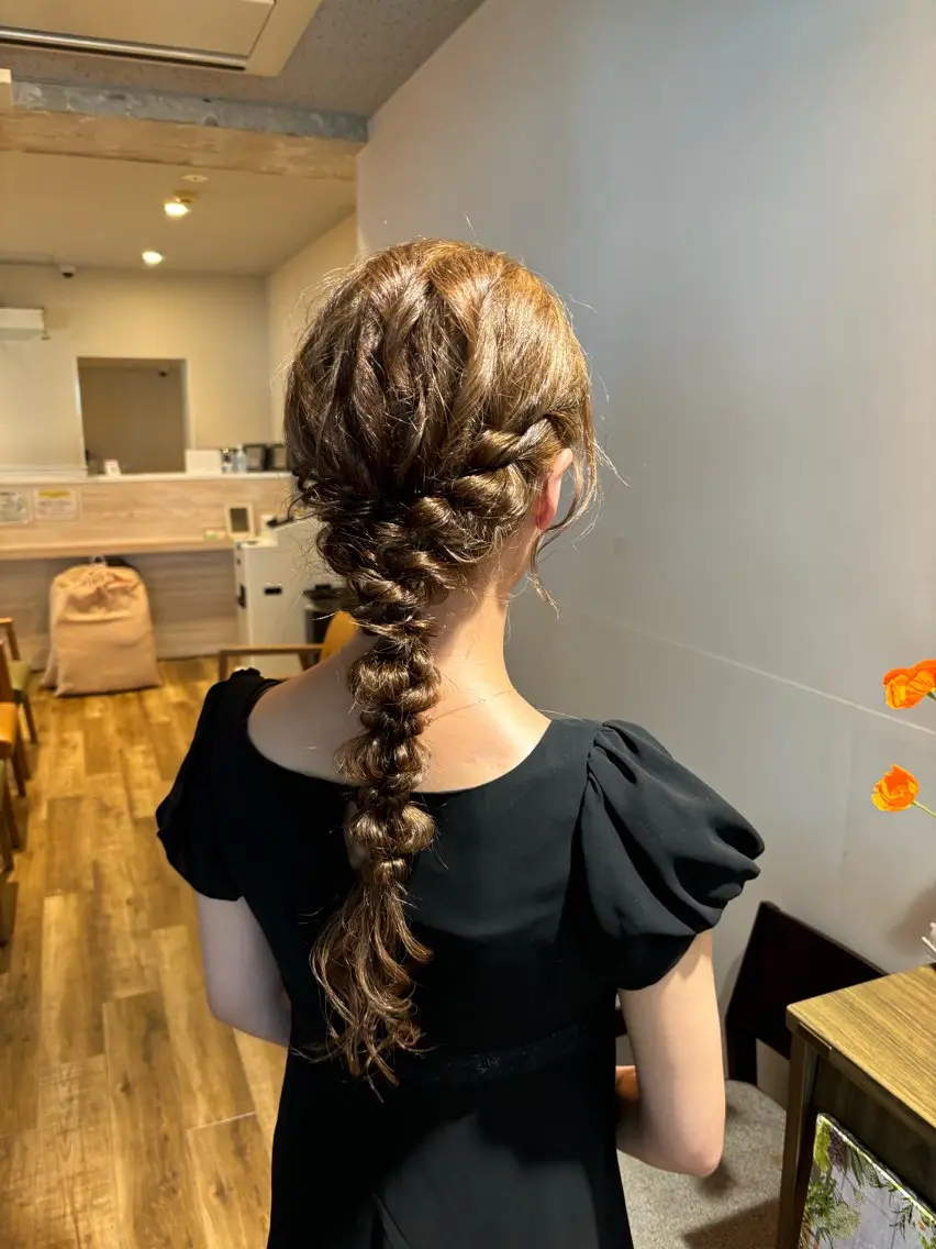 ロング 似合わせカット⌇ヘア セット⌇A i‎🤍のヘアスタイル