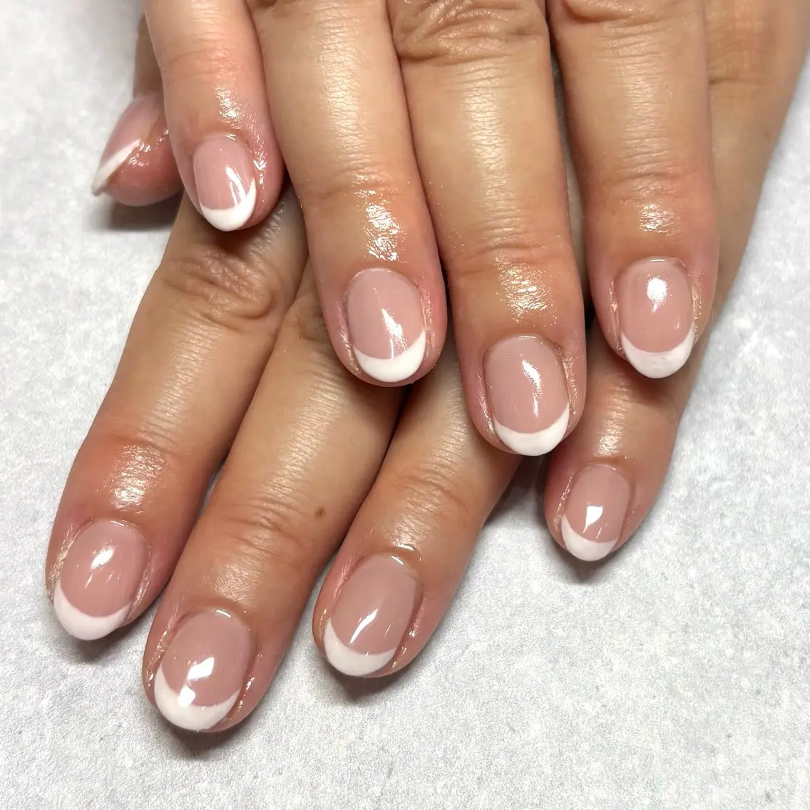 ネイル フレンチネイル 🌈 kimika🌈のネイルデザイン