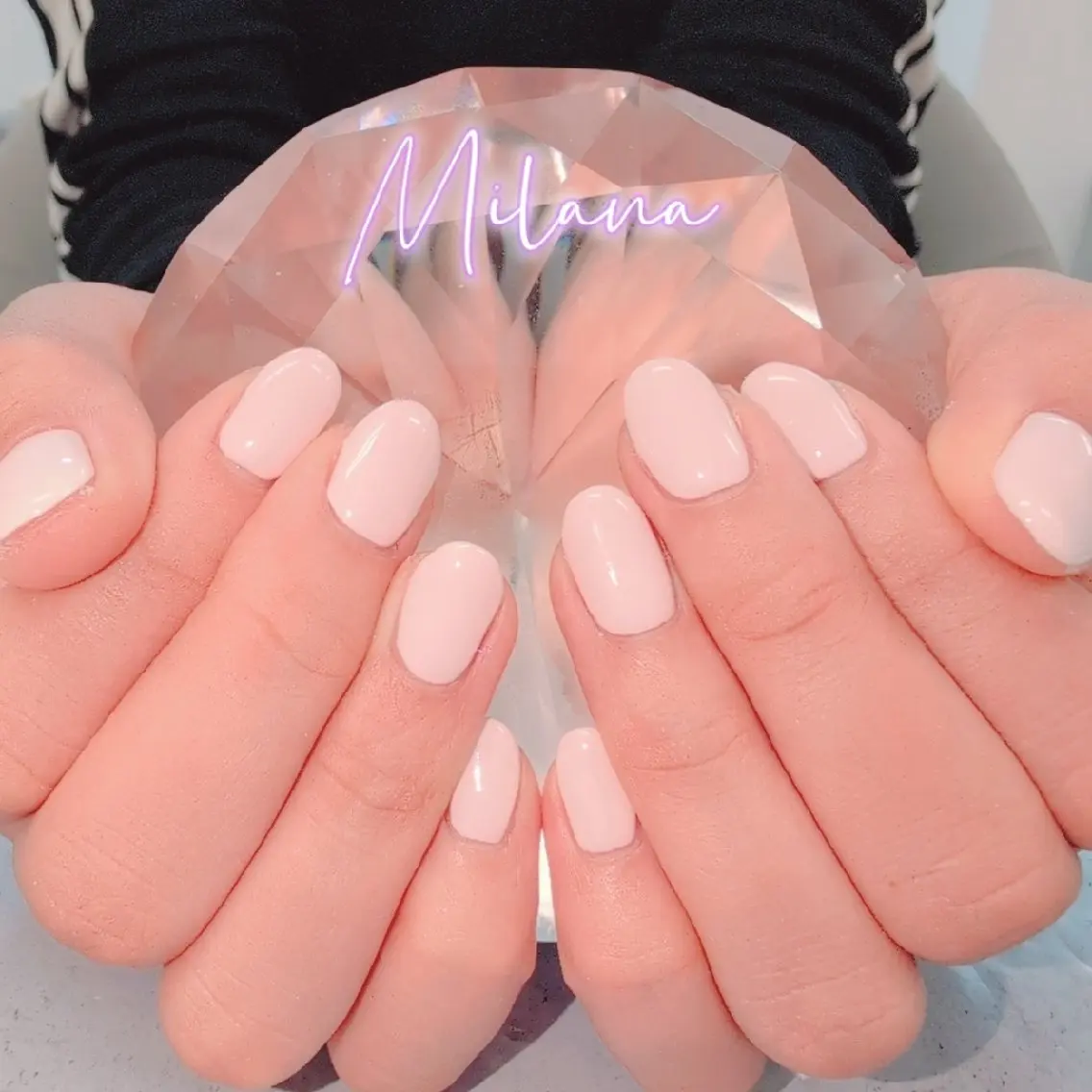 ネイル ワンカラーネイル ハンドネイル Milana 川瀬のネイルデザイン