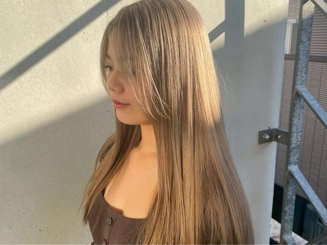 カラー 🍀ブリーチ艶カラー わか🍀のヘアスタイル
