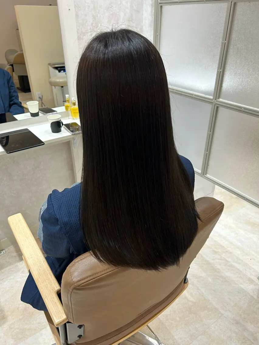 セミロング カラー ヘアカラー トリートメント ヘアセット 💙まこと💙艶 カラー(Rico)のヘアスタイル