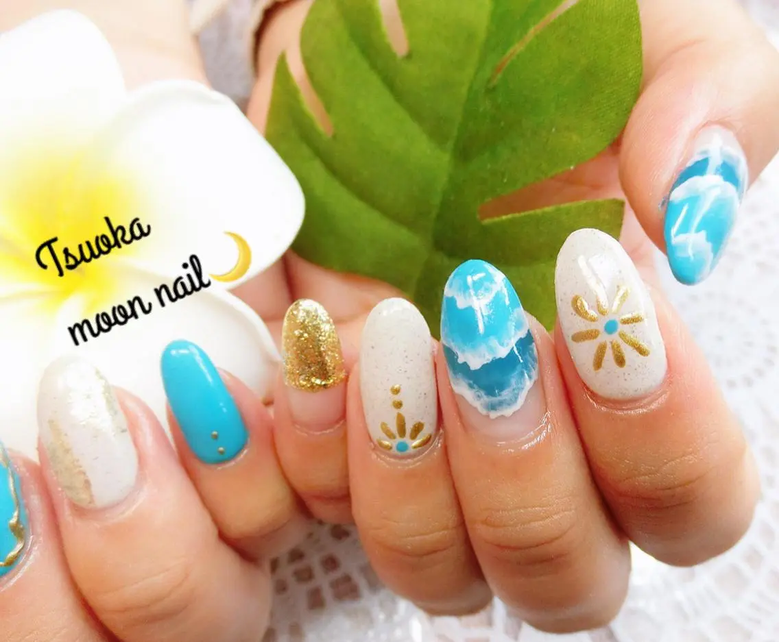 ネイル 🌙都岡 moon nailのネイルデザイン
