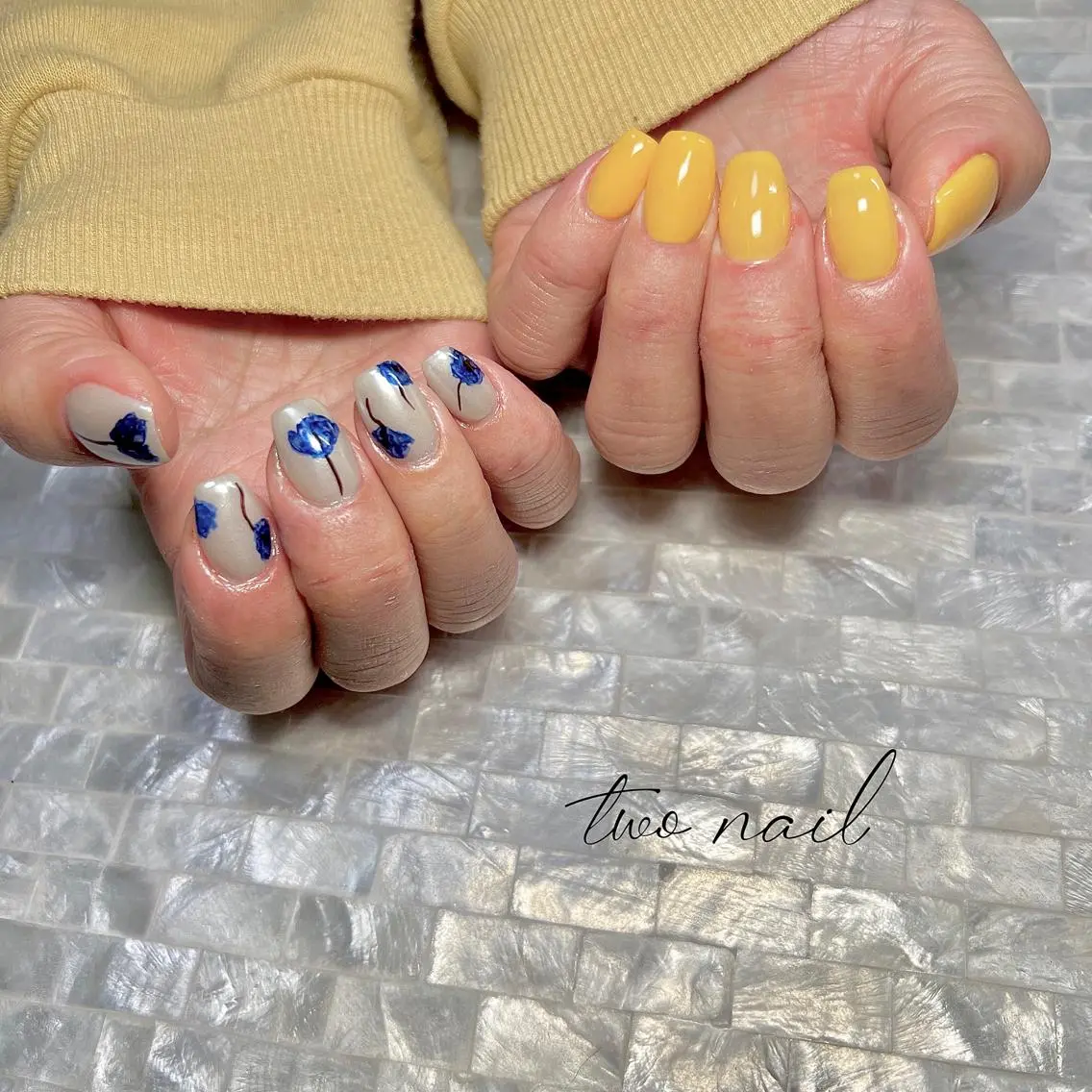 ネイル アートネイル フットネイル ハート ニュアンスネイル オフィスネイル two nailのネイルデザイン