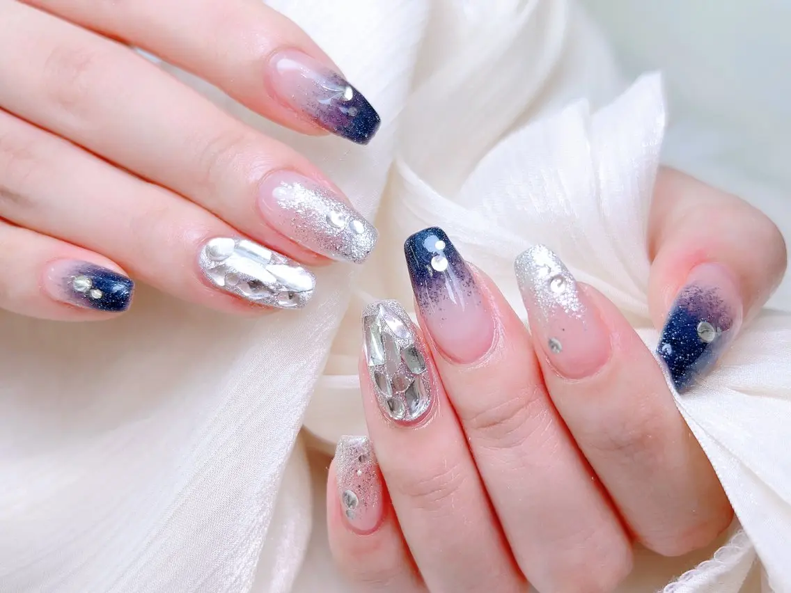ネイル ハンドネイル M🌷nail 長さだし専門店のネイルデザイン
