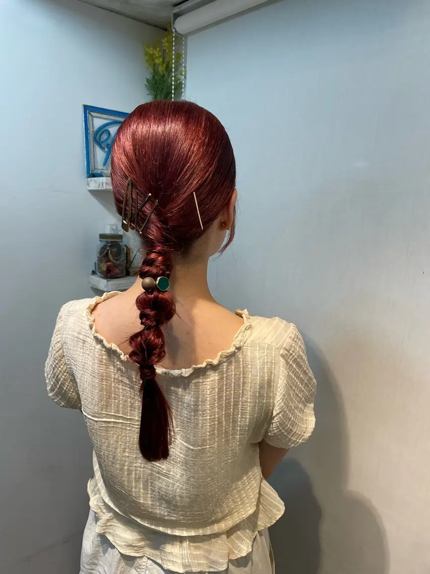 ヘアアレンジ 大山 怜菜のヘアスタイル