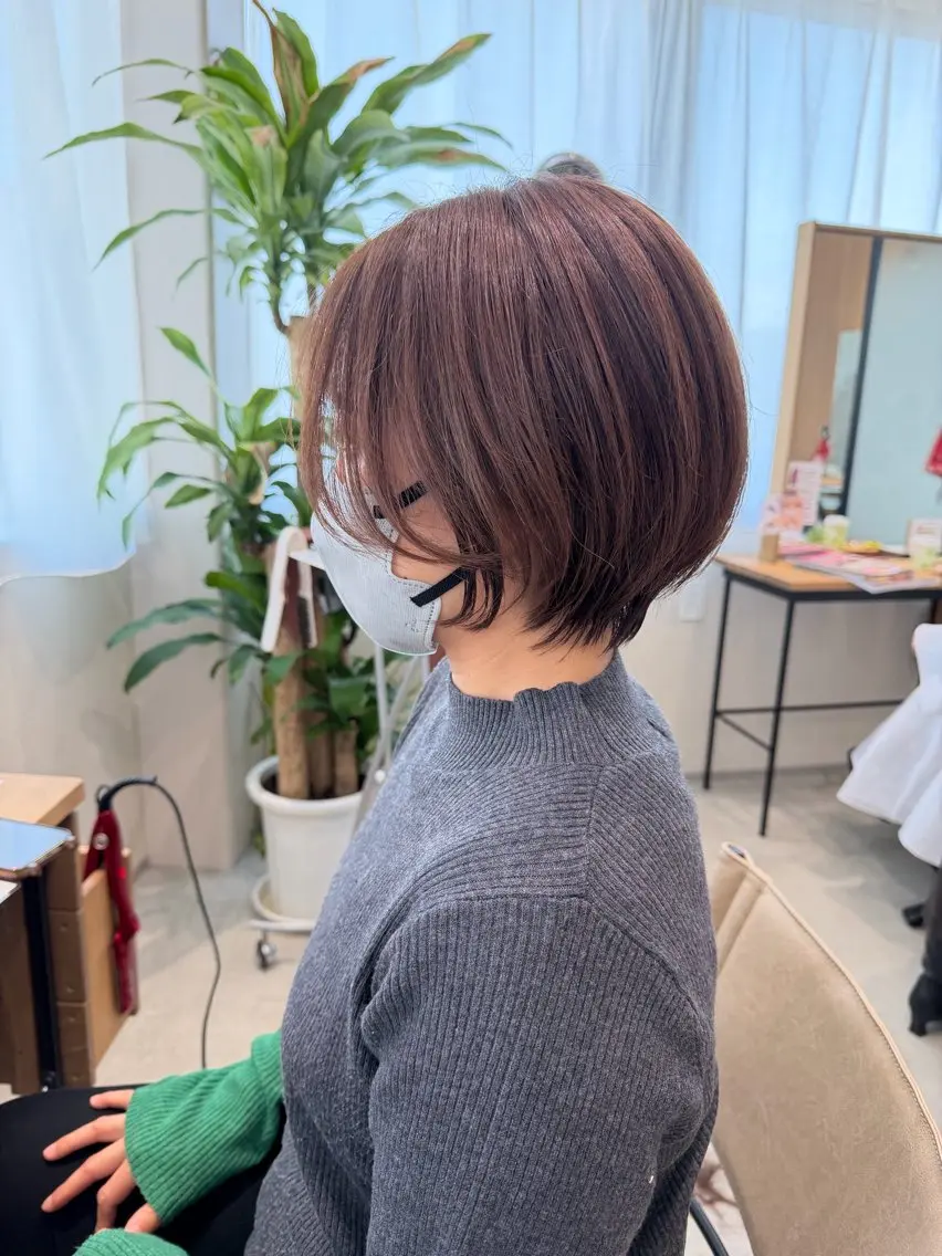 ショート カット ヘアカラー トリートメント Tamagawa Sakiのヘアスタイル