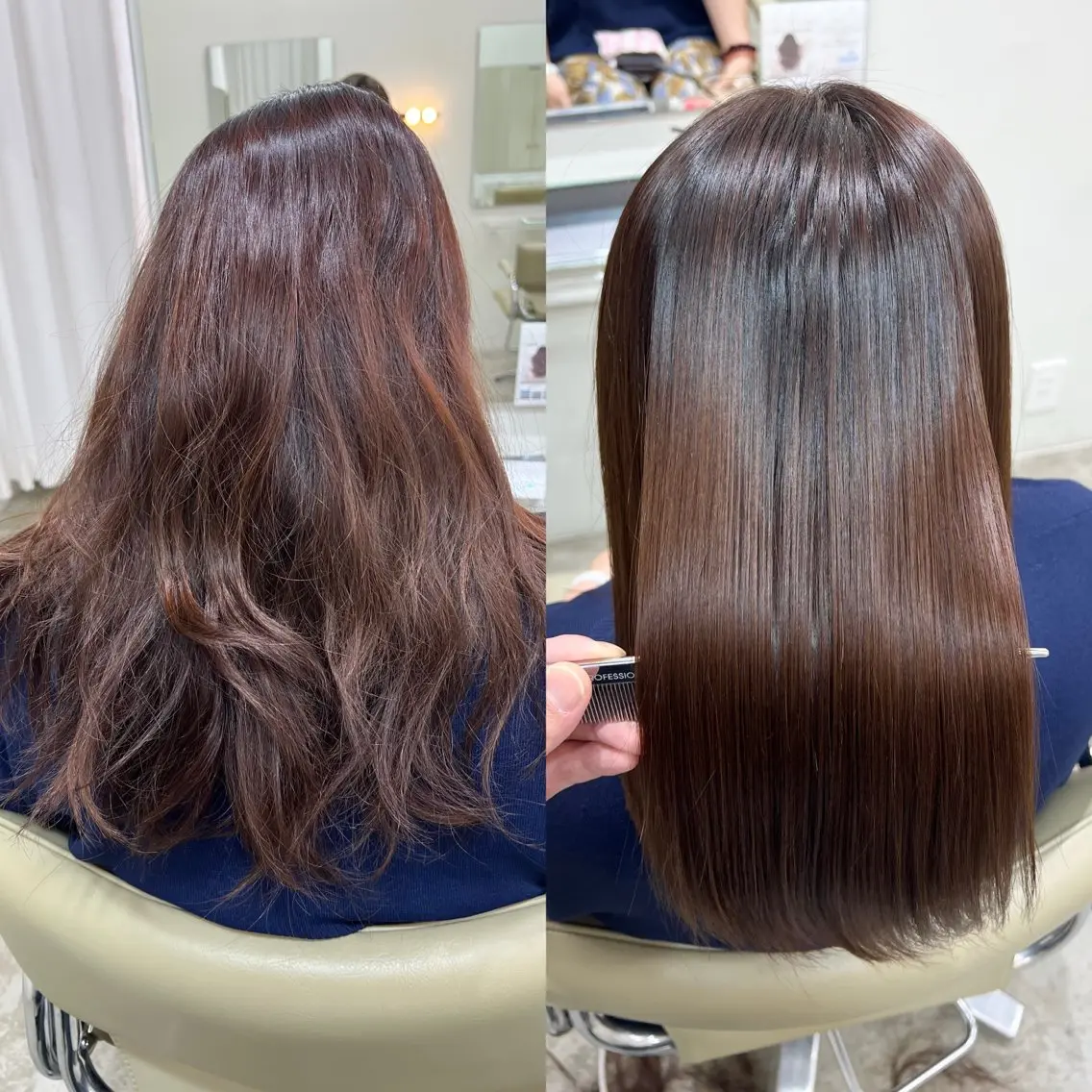 縮毛矯正モデル🎀の写真