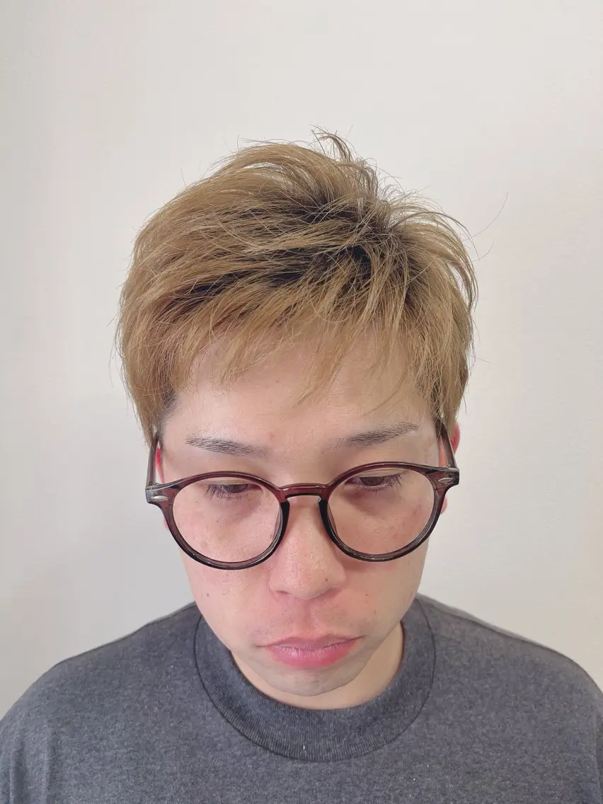 ショート ヘアアレンジ メンズ カット 千佳 CHIKAのヘアスタイル
