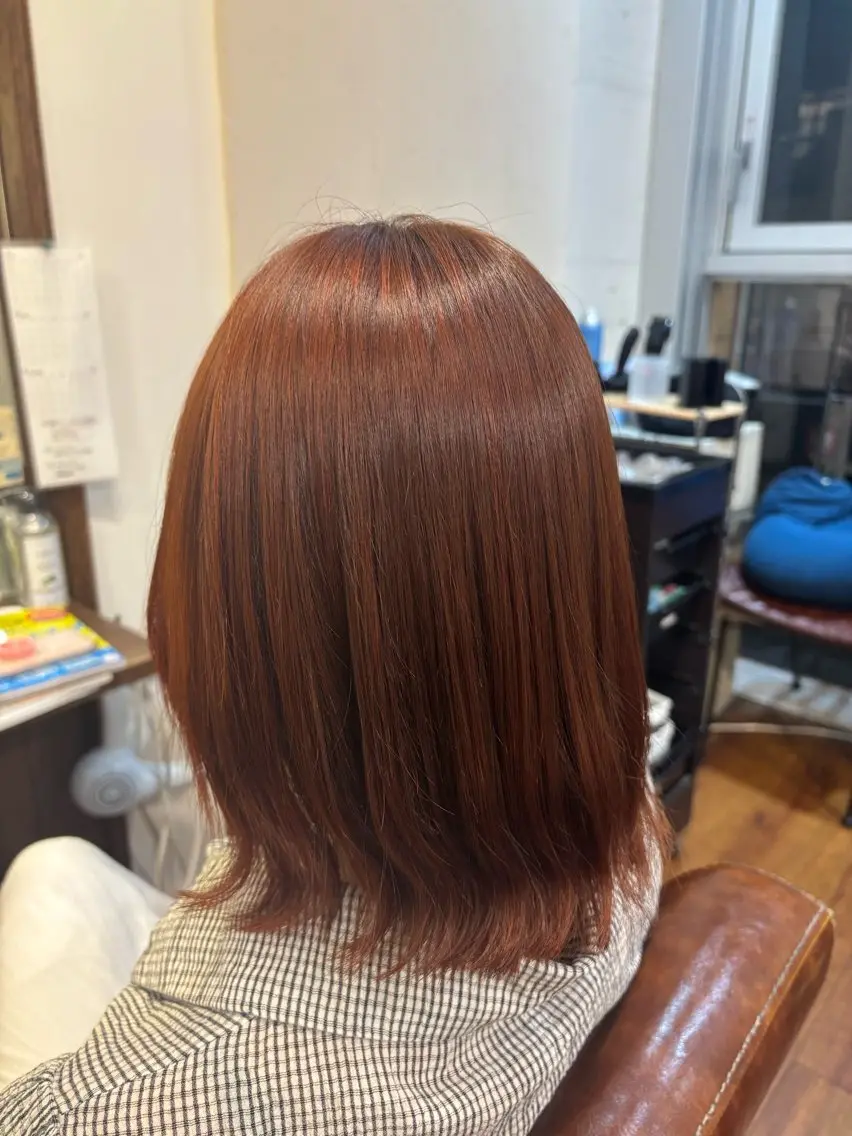 ロング カラー ヘアカラー 阿佐ヶ谷 宇田川 かなのヘアスタイル