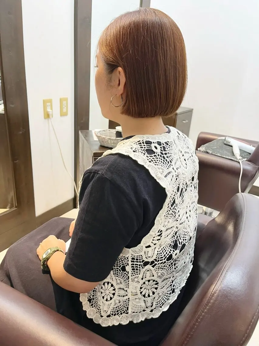ミディアム カラー アレンジ&ショート 💙YUKINOのヘアスタイル