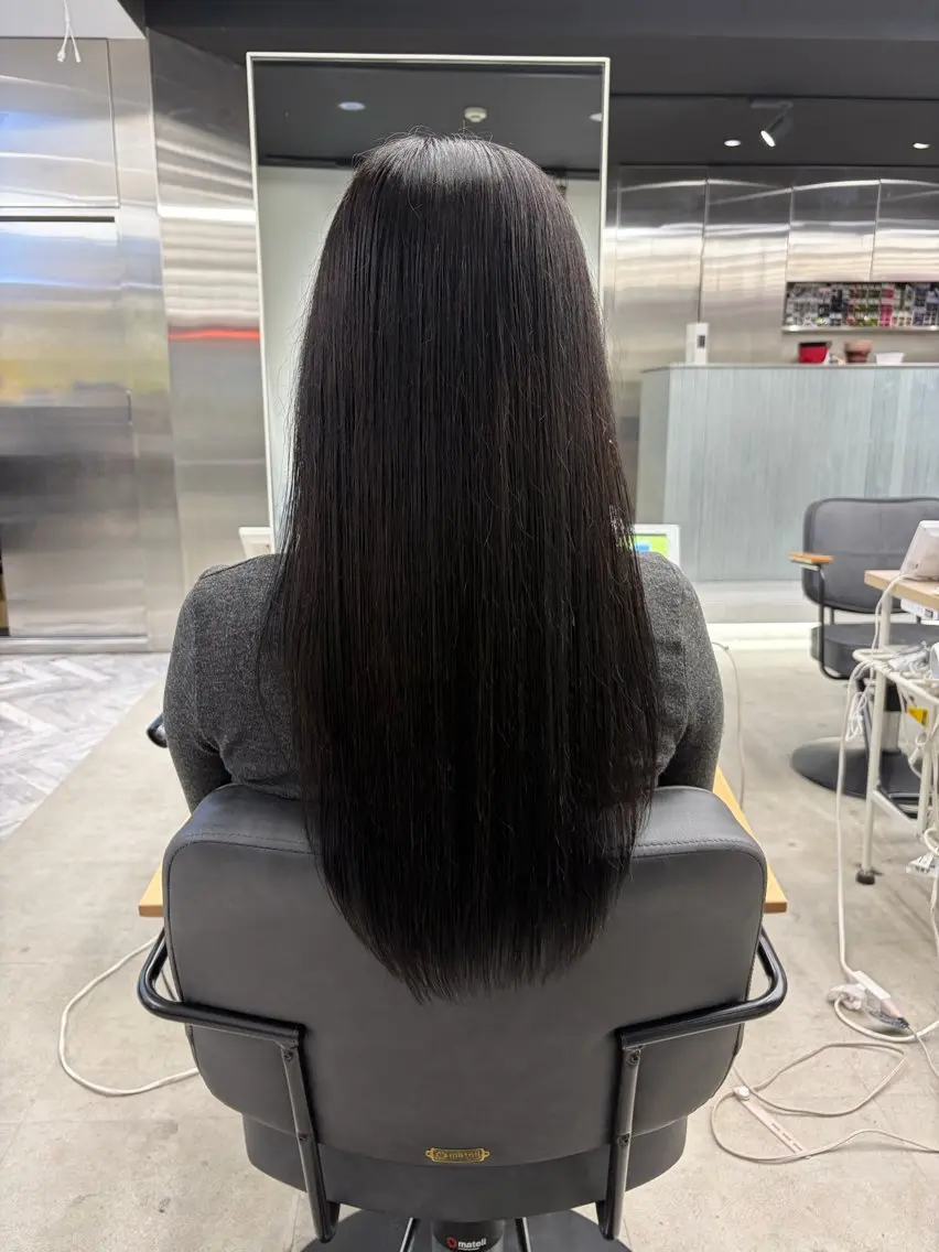 ロング カラー ヘアカラー ななみ.⋆𝜗𝜚 透明感カラー/まつパのヘアスタイル