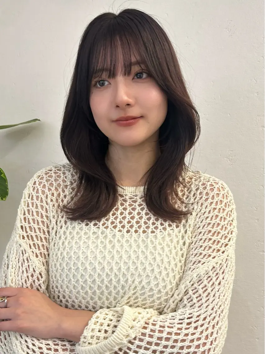 ミディアム カット トリートメント 銀座店長🌟 片山雄太のヘアスタイル