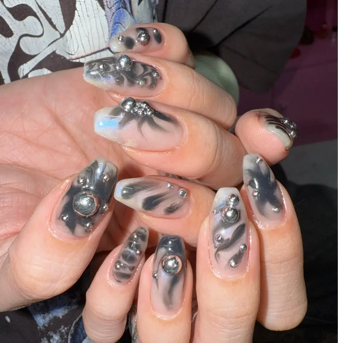 ネイル シンプルネイル ハンドネイル posa nail モエミのネイルデザイン