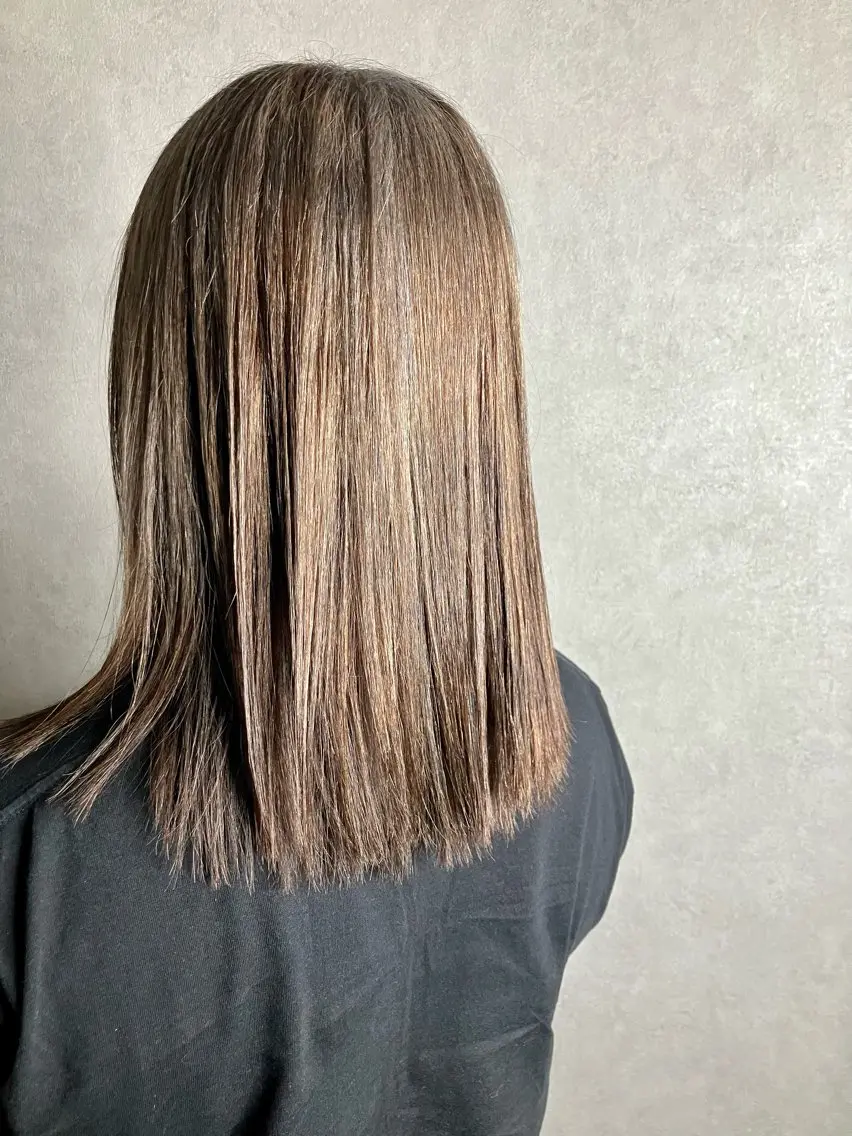 セミロング 黒木 翔平のヘアスタイル
