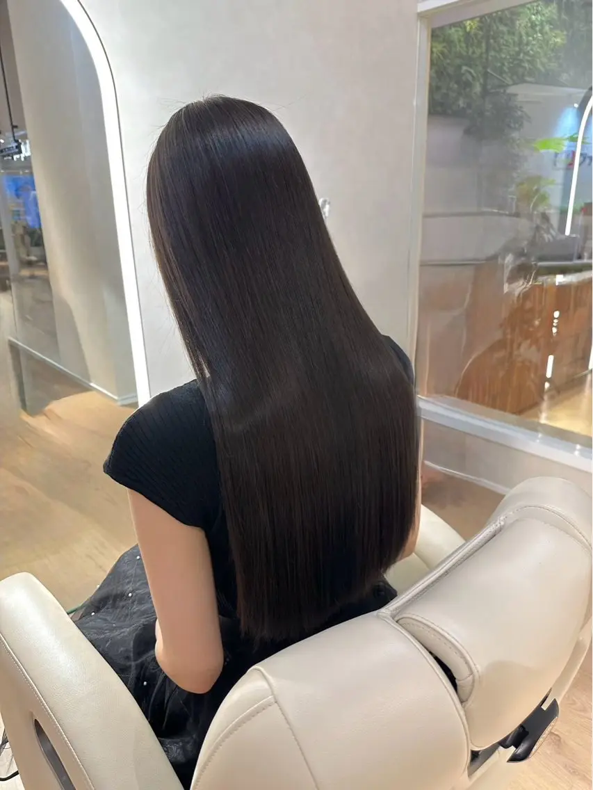 (19時〜)✨髪質改善ストレート+プレミアムトリートメントコース✨通常価格「16500」→✨4000✨の写真