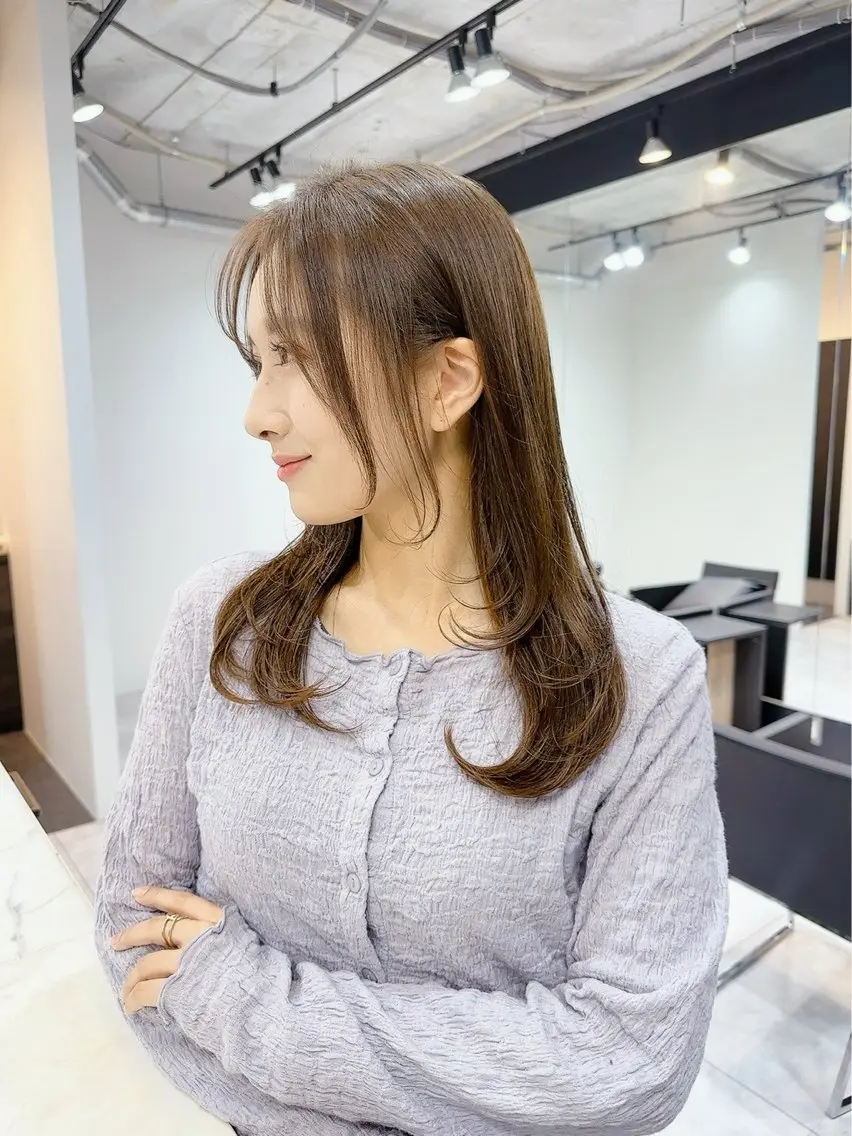 ロング 小田 桜のヘアスタイル