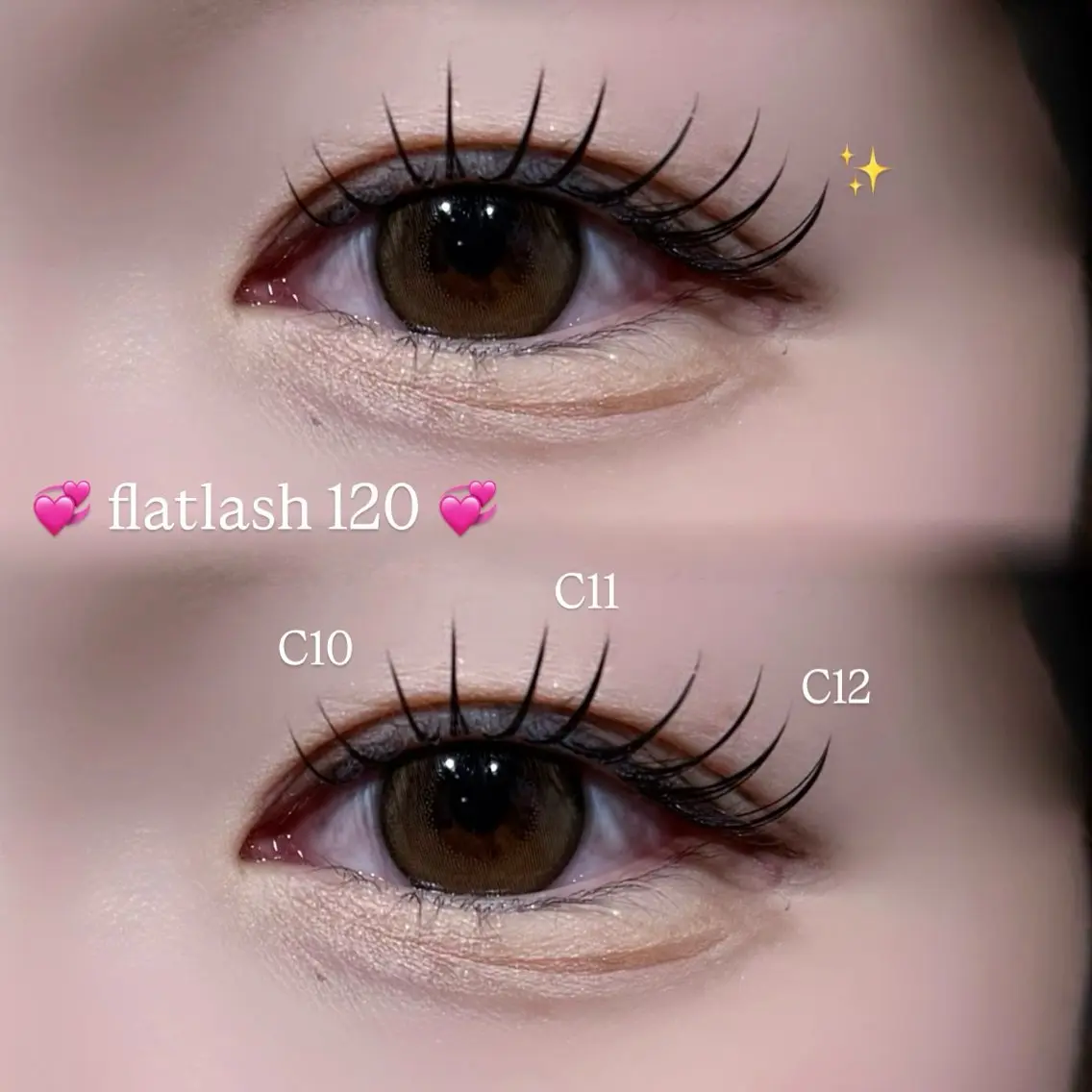 【人気No.2🎀】まつエク極上セーブル 120本💞/オフ込み✨《フラットラッシュ+1000円》の写真