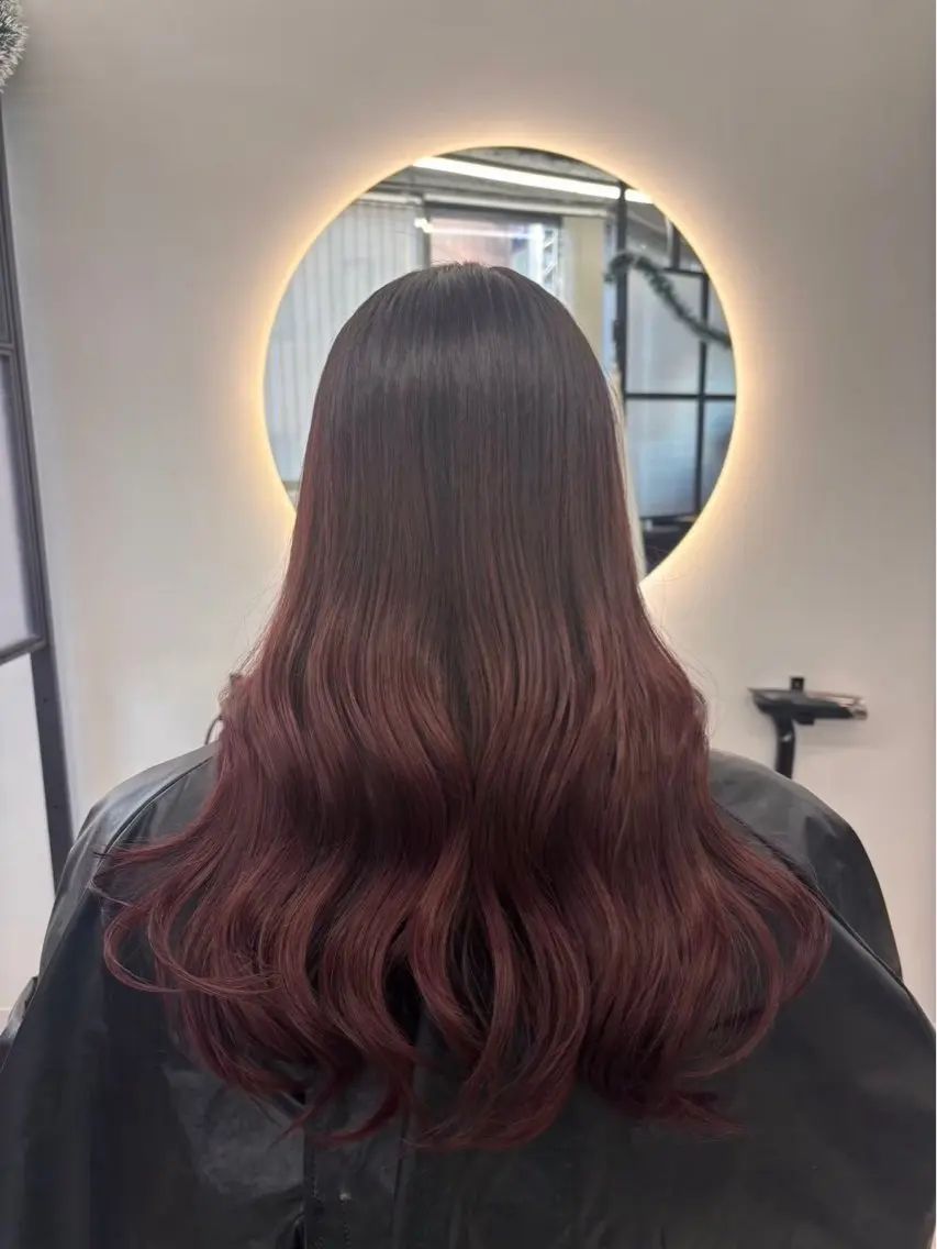 ロング ヘアカラー Marin 💗暖色カラー💗のヘアスタイル