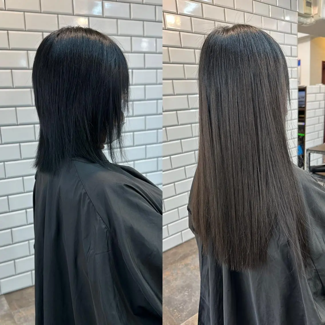 ロング カラー ヘアアレンジ ⭐️エクステ指名 No.1⭐️高頭のヘアスタイル