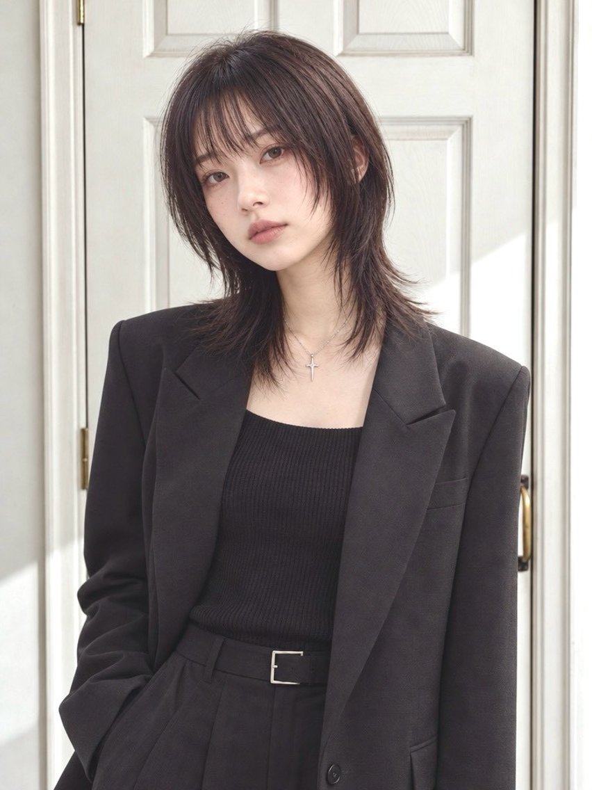 カラー カット もり 🌲のヘアスタイル