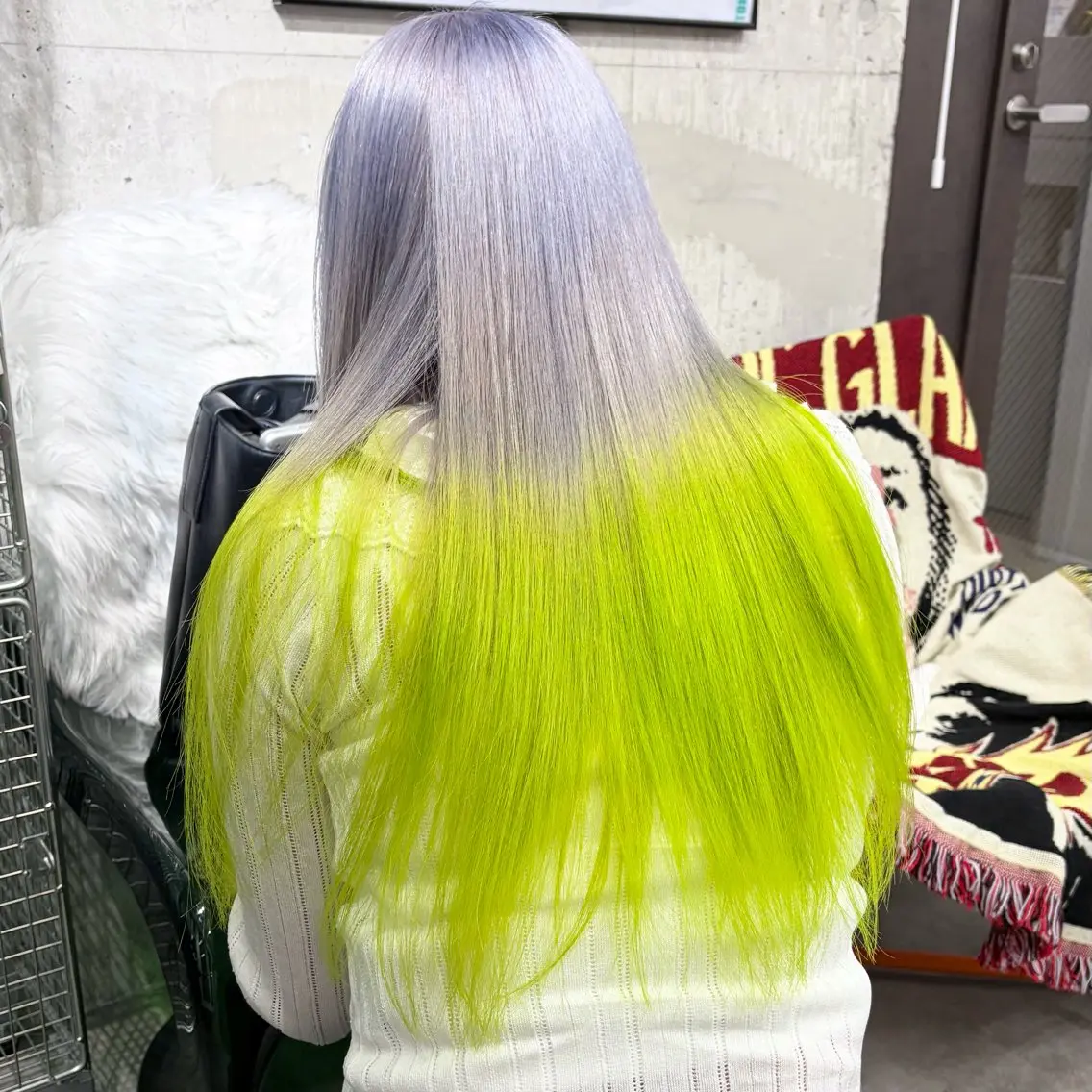 ロング カラー ヘアアレンジ カット ヘアカラー トリートメント TAKUMA⛓️ヘア × ファッション⛓️のヘアスタイル