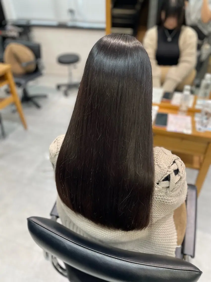 ロング ロング カット トリートメント ✨横須賀髪質改善✨️ 加藤 百音のヘアスタイル