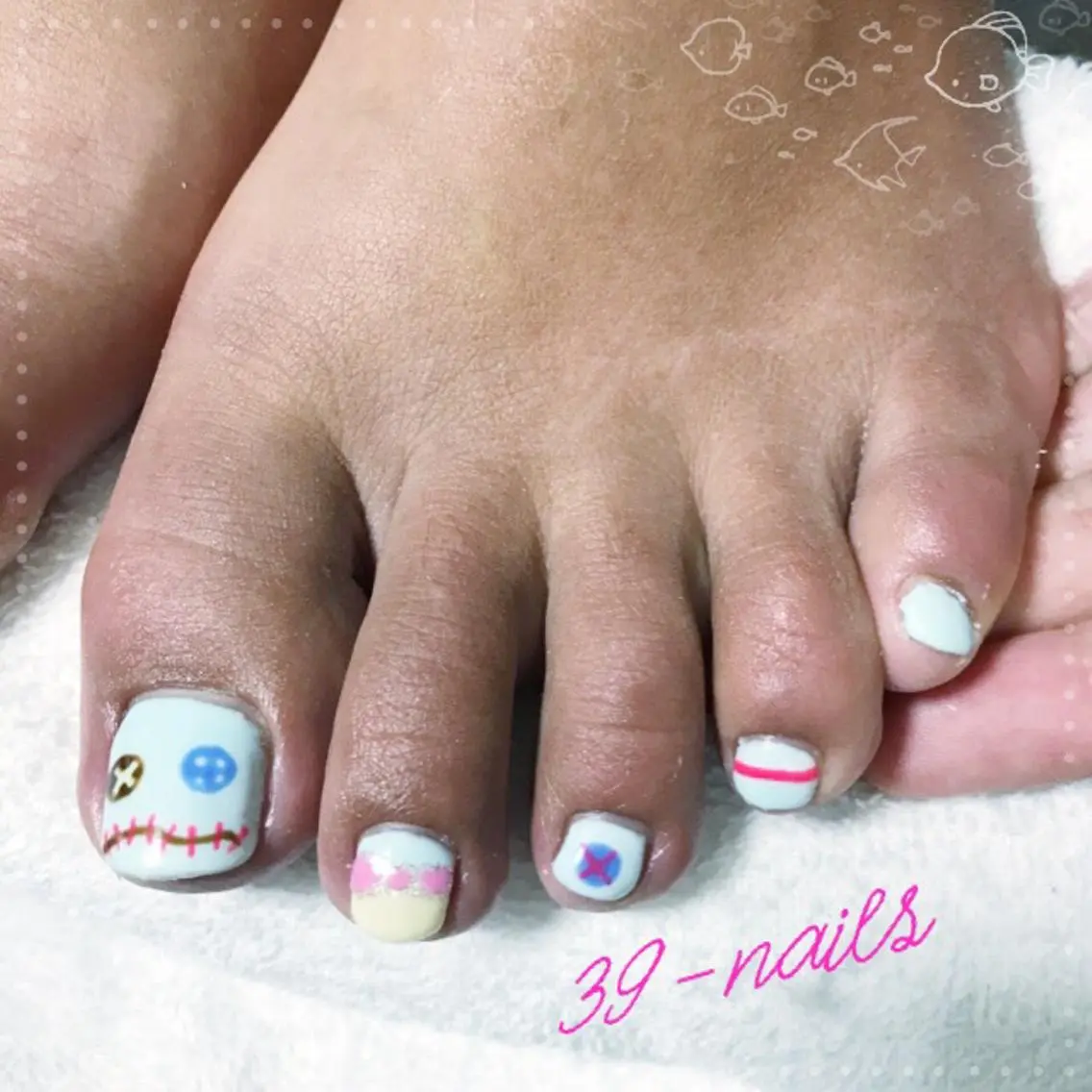 ネイル アートネイル フットネイル 39-nails EharaMikuのネイルデザイン