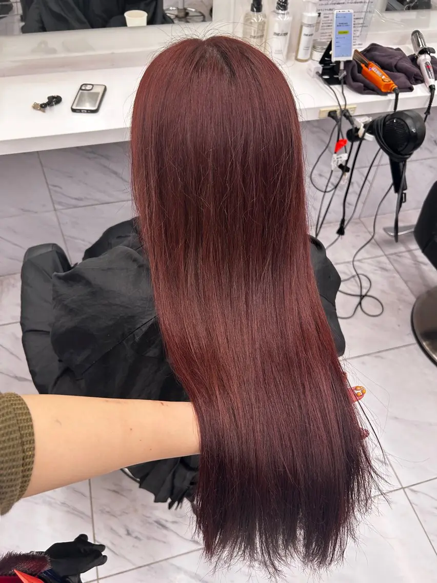 カラー パーマ ヘアアレンジ メンズ ヘアカラー トリートメント ヘッドスパ ヘアセット 🥯縮毛/レイヤー/ ベージュヘア🥯のヘアスタイル