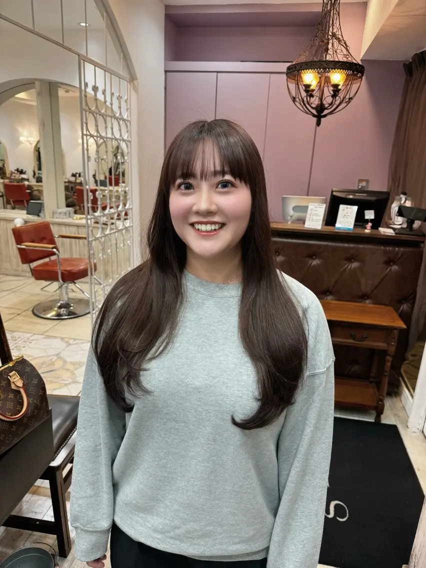 ロング 髪質改善 レイヤーカット カット ウルフ/レイヤー /髪質改善　ナユタのヘアスタイル