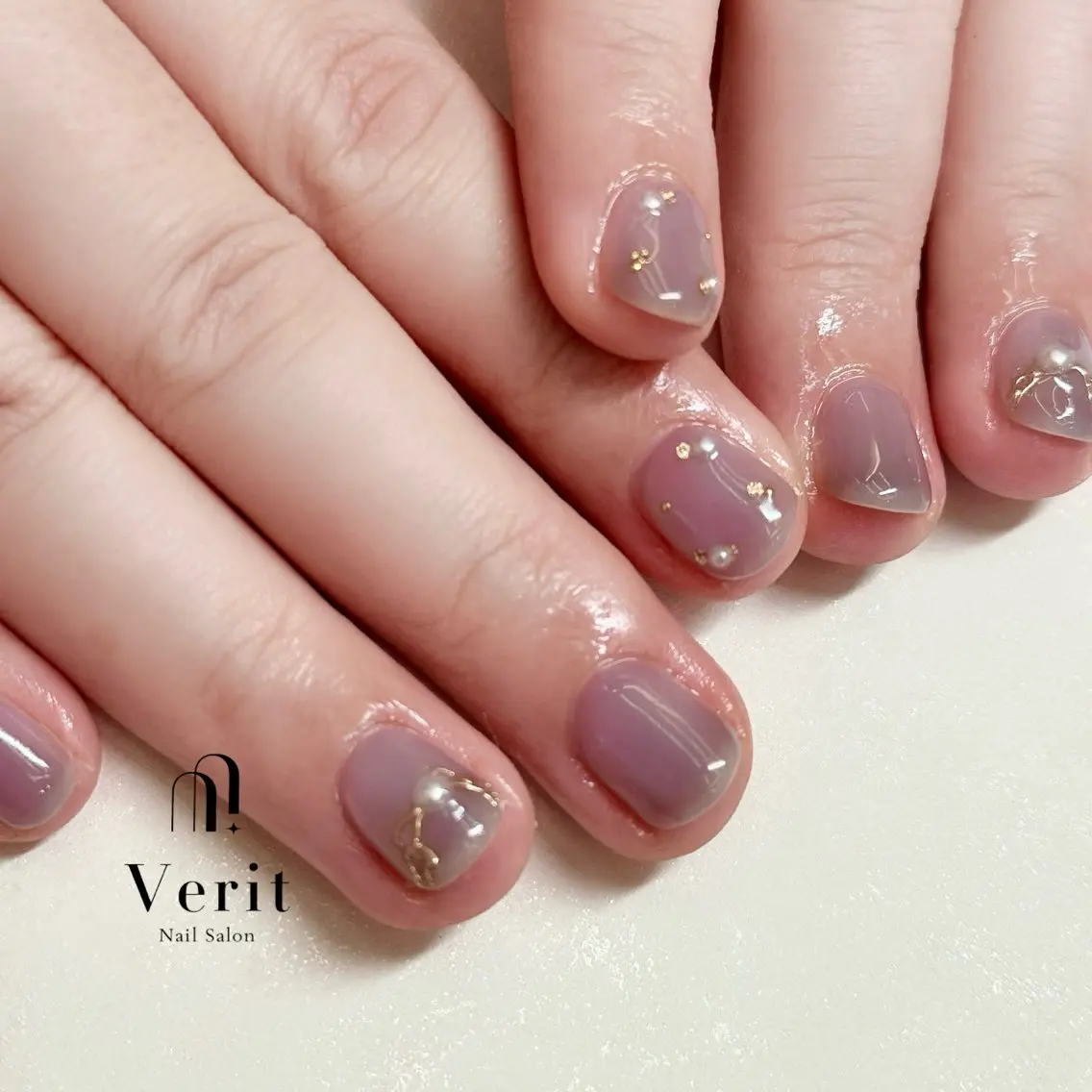 ネイル アートネイル シンプルネイル Kurumi (Verit大森店)のネイルデザイン
