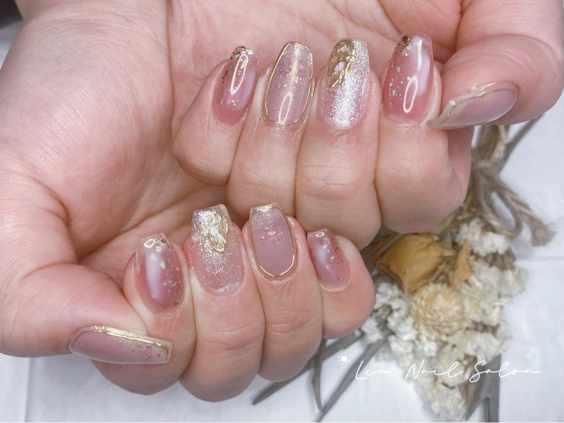 ショート カラー ネイル Le’a NailSalonのネイルデザイン