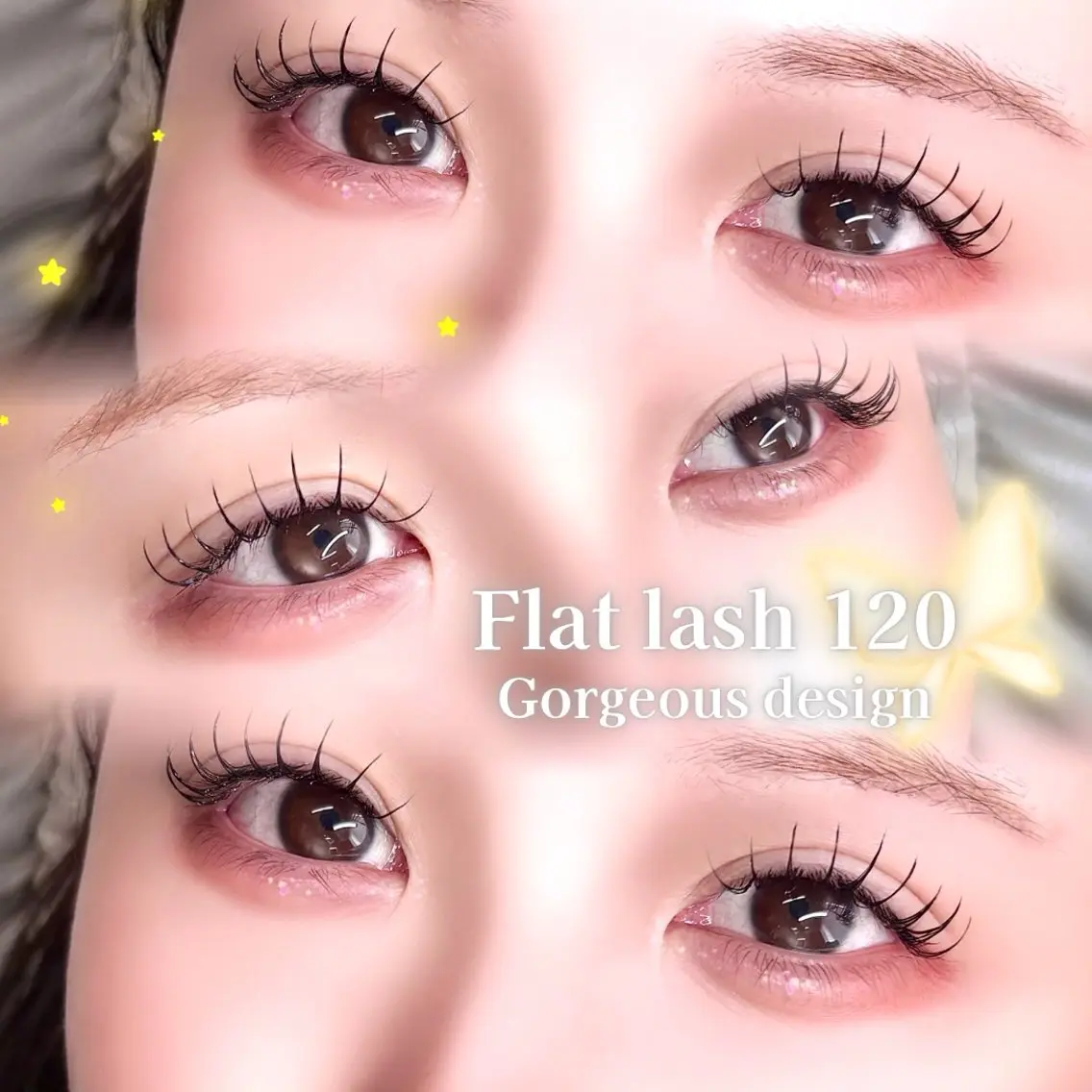 【人気✨最高級毛質🌿】フラットラッシュ 120本💛の写真