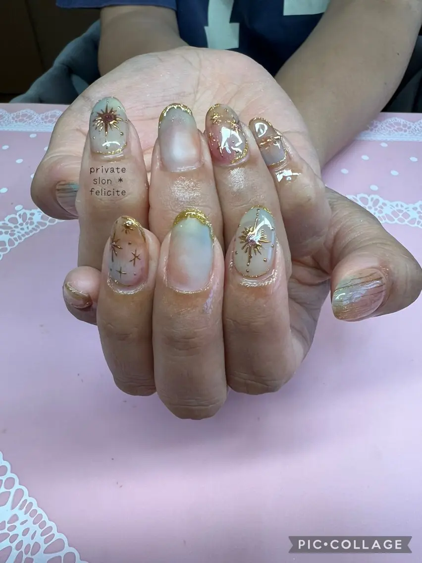 ネイル ハンドネイル 早川 真理のネイルデザイン